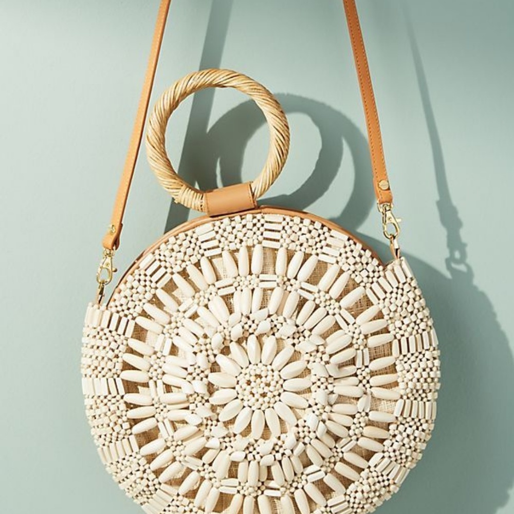 RARE: Aranaz Sunburst Round Tote